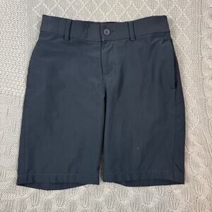 Nike Black Flat Front Boys Dri-Fit Performance Golf Shorts ~ Small 6/7
